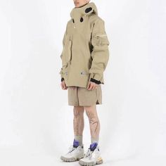 Nike Jacket x OFF-WHITE 'Khaki'  DQ6457-247 (Unisex/Crossover) Fashion Performance, Stylish Sneakers, Gore Tex, Nike Jacket, Crossover, Perfect Pair, Your Perfect, Mood Board, Off White