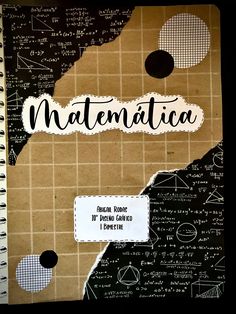 a book with some writing on it that says, matentiticaa written in black and white