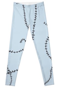 Super stretchy and durable polyester full-length leggings. Vibrant high-quality sublimation print across the front and back. Size range XXS-XL. Skin Leggings, Sally Nightmare, Sally Nightmare Before Christmas, Halloween Leggings, Christmas Leggings, Striped Leggings, Print Leggings, Printed Leggings, Outfits With Leggings