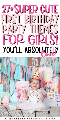 Looking for first birthday party themes for girls? Check out our list of first birthday party themes for girls that your baby girl and guest will love! Read more. First Birthday Themes, Girl Themes, 1st Birthday Invitations