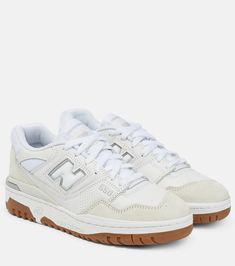 550 leather sneakers in white - New Balance | Mytheresa Adidas 550, Trendy Sneakers 2024, White Sneakers Aesthetic, New Balance Shoes 550, Trendy White Shoes, Trendy White Sneakers, 550 New Balance, New Balance 550 White, Balance 550