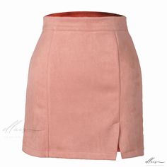 Elluis - Sophisticated Suede Midi Skirt: Body-contouring, High-Waisted, Stylish, and Irresistibly Alluring Pencil Skirt Suede Midi Skirt, Bandage Skirt, Korean Fashion Trends, Body Con Skirt, Body Contouring, Types Of Skirts, Autumn And Winter, Step Up, Fashion Games