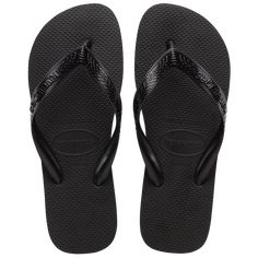 The Top flip flop is a summer staple. In three classic colors, this iconic style will take them through beach days, pool days, and lazy hang around the neighborhood days. Featuring Havaianas signature rubber sole for comfort and a tonal logo for a monochrome look. •Top Flip Flops: Our Top Flip Flops are the ultimate choice for Men, Women and Kids, taking you seamlessly from beach days and poolside lounging to leisurely neighborhood walks. •Unrivaled Comfort: These Flip Flops offer unparalleled comfort. Featuring the classic Havaianas straps, a cushioned footbed adorned with a distinct textured rice pattern and a reliable rubber flip flop sole, they ensure a comfortable walking experience for everyone. •Durable and Stylish: These Waterproof Flip Flops are not just stylish; they're built to Neighborhood Walk, Rubber Flip Flops, Havaianas Flip Flops, Black Flip Flops, Block Style, Summer Staples, Metallic Logo, Soft Rubber