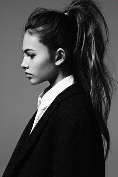 Coiffure simple et rapide cheveux brunes Messy Ponytail, High Ponytails, Good Hair Day, Great Hair