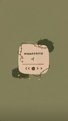 an image of the moonchild logo on a green background