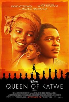 the poster for queen of kawe, which features two black women and one man