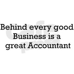 the quote behind every good business is a great account