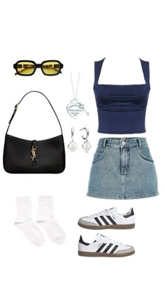 Mini Skirts Outfits Summer, Fair Outfits, Aesthetic Styles, Outfits Vacation, 90s Outfits, Y2k Baddie, Casual Preppy Outfits, Outfits Y2k, Outfit Inspo Casual