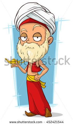 an old man with a beard and a white turban on his head - people characters