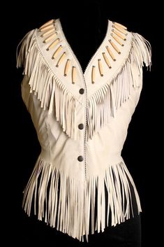 Princess Vest, Ladies Vest, Native Dress, Leather Waistcoat, Shoes Oxford, Fringe Vest, Western Jacket, Leather Jacket Style