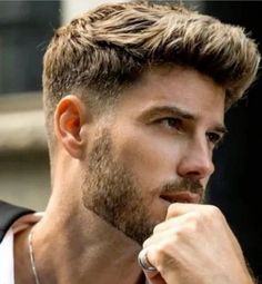 Receded Hairline Styles Men, Brushed Back Hair Men, Faux Hawk Men Fade, Trendy Mens Hairstyles, Zayn Malik Hairstyle, Short Fade Haircut, Chubby Face Haircuts, Fade Hair, Men Haircut Curly Hair