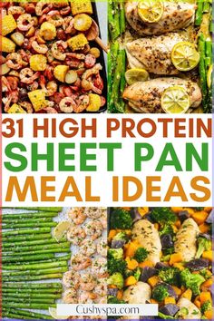 high protein sheet pan meal ideas