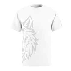 Introducing our Wild Spirit Wolf T-shirt, where the untamed beauty of the wolf meets the luxurious comfort of soft microfiber fabric. Experience a new level of softness and style in a garment designed to capture the essence of the wilderness. Embrace the exceptional comfort of the microfiber material, ensuring a gentle touch against your skin and a lightweight feel that makes this shirt a pleasure to wear. Beyond its softness, the fabric boasts moisture-wicking properties, ensuring you stay fresh and comfortable all day long, no matter where your adventures take you. The centerpiece of this extraordinary shirt is the striking wolf graphic, meticulously crafted to showcase the strength and mystique of these magnificent creatures. The intense gaze and detailed features of the wolf bring an a Wolf Design Short Sleeve Tops For Streetwear, Short Sleeve Wolf Design Tops For Streetwear, Short Sleeve Tops With Wolf Design For Streetwear, Graphic Tee With Wolf Design, Short Sleeve, Graphic Tee With Wolf Design Short Sleeve, Wolf Design Graphic Tee With Short Sleeves, Graphic Tee With Wolf Design For Streetwear, Wolf Design Graphic Tee For Streetwear, Streetwear Graphic Tee With Wolf Design