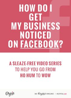 the cover of how do i get my business noticed on facebook? by dr seze - free video series to help you go from ho hum to wow