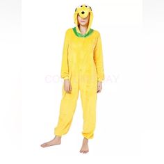 Button Front Closure. Pockets. See Other Sizes Listed In Men's For A Twinsie Vibe! One Piece Costume, Adult Onesie Pajamas, Onesie Pajamas, Women's Intimates, Onesies, Pajamas, Man Shop, One Piece, Yellow