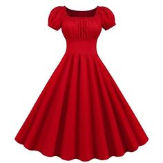 Silhouette:A-Line; Hemline / Train:Knee Length; Season:Spring  Summer; Look After Me:Machine wash; Gender:Women's; What's in the box:Dress; Types:Flare Dress,Swing Dress; Style:Vacation Dress,1950s,Retro Vintage,Floral; Occasion:Homecoming,Casual Daily,Party  Evening,Tea Party,Daily Wear; Material:Polyester; Age Group:Adults'; Pattern:Printing,Floral; Neckline:Square Neck; Sleeve Type:Puff Sleeve; Listing Date:04/24/2023; Clothing Waist:null; Length:null; Bust:null Steampunk Wedding Dress, 50s Women, Vestidos Retro, Figure Dress, Mid Calf Dresses, Vestidos Vintage, Elegant Party, Vacation Dresses, Draped Dress