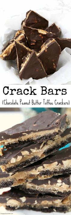 Crack Bars Graham Cracker Toffee Bars, Toffee Crackers, Best Easy Dessert, Peanut Butter Toffee, Dessert Bars Recipes Easy, Graham Cracker Toffee, Easy Dessert Bars, Chocolate Peanutbutter