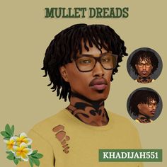 Sims 4 Maxis Match Dreadlocks, Sims 4 Cc Guy Hair Alpha, Sims 4 Cc Black Male Hairstyles, Ts4 Dreadlocks, Maxis Max Sims 4 Cc, Woman Sims 4 Cc, Sims 4 Body Mods Free, Sims 4 Concealer, Sims 4 Urban Cc Male