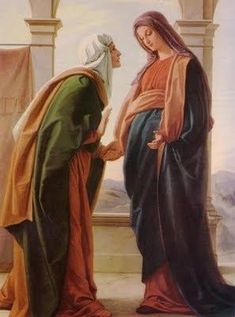 Today is the feast of the Visitation of the Blessed Virgin Mary, which recalls Mary's visit with her cousin Elizabeth. Reminder that ALL life is precious, even the baby in the womb of an unmarried woman. Or the baby in the womb of a woman thought to be past child bearing age.:: Santi Cattolici, Jesus And Mary, Luke 1, Life Is Precious, San Michele, The Virgin Mary, Mary And Jesus, Holy Mary