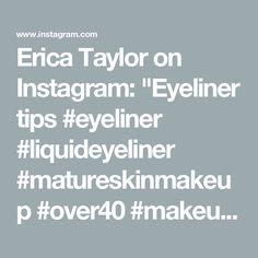 Erica Taylor on Instagram: "Eyeliner tips #eyeliner #liquideyeliner #matureskinmakeup #over40 #makeupover40 #eyelinertutorial #fyp #hauslabs loving haus labs new launch precision cut liner. I love that @glamzilla tested this li we and it proved to be the richest black liner against the leading brands 👍#makeuptutorial #makeupartist liner used @hauslabs new precision cut liner that I had the pleasure to try out and educate before this amazing launch - and I just bought a new one because I loved it enough to repurchase 🙏🙏" Eyeliner Tips, Black Liner, Eyeliner Tutorial, New Launch, Liquid Eyeliner, Precision Cut, Enough Is Enough