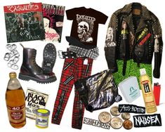 Spider Punk Outfit, Punk Outfit Ideas, Punk Inspired Outfits, Maine Style, Punk Leather Jacket, Punk Outfit, Spider Punk, Wardrobe Outfits, Punk Outfits