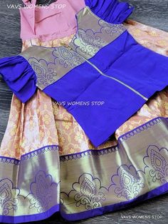 Fabric - Premium Quality Kanchi Silk Material This Lehenga suits 4 yr - 5 yr. Kindly Please Message me If needed measurements before purchase. Fitted Long Sleeve Dress-up Sets, Pink Short Sleeve Sets With Pallu, Langa Blouse, Lehenga Suit, Silk Lehenga, Texas Usa, Silk Material, Lehenga, Premium Quality