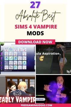 sims 4 vampire mods Sims 4 Traits, Sims 4 Cas Mods, Best Sims, Sims 4 Cas, Immersive Experience