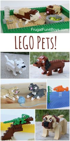 lego pets are the best toys for kids to play with and learn how to make them