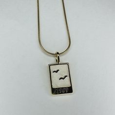 gold 1989 necklace Classic Pendant Necklace With Etched Details, Classic Etched Pendant Necklace, Classic Etched Necklace For Anniversary, Gold Pendant Necklace For Anniversary, Gold Chain Pendant Necklace For Anniversary, Classic Gold Necklace With Rectangular Pendant, Vintage 14k Stamped Necklace For Commemoration, Minimalist Gold Etched Necklaces, Minimalist Etched Gold Necklaces