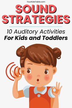 Auditory sensory activities are perfect for helping kids overcome auditory processing disorders, auditory seeking and auditory sensitivities. Try these 10 activities to help with auditory sensory processing. Auditory Processing Disorder Activities, Sensory Processing Disorder Activities, Auditory Processing Activities, Sensory Processing Activities, Sensory Activities For Kids, Sensory Seeker, Auditory Processing Disorder