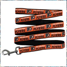 Pets First NHL Philadelphia Flyers Leash for Dogs & Cats, Large. - Walk Cute & Stylish! The Ultimate Hockey Fan Leash! Flyers Philadelphia, Leash For Dogs, Real Madrid Club, Patrick Kane, Penguins Hockey, Sidney Crosby, Hockey Girls, Dog Clip