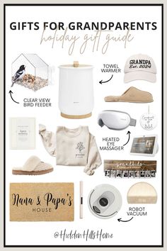 gifts for grandparents holiday gift guide