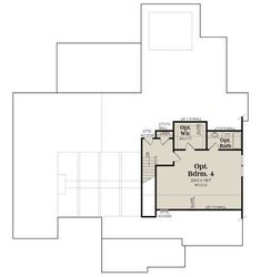 the first floor plan for this home