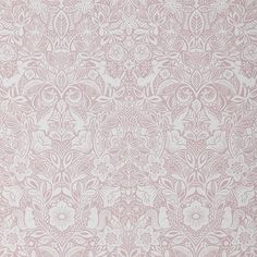 Bunny Print Nursery Wallpaper | The Company Store Wallpaper Swatch, Guest Powder Room, Wallpaper Swatches, Exclusive Wallpaper, Semi Gloss Paint, Bunny Pink, Bunny Wallpaper, Tiny Bunny, Dots Wallpaper