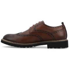 Introducing the Campbell wingtip derby by Vance Co. These professional-style shoes are crafted with premium vegan leather for a business-savvy look. Featuring a 12 mm Tru Comfort Foam™ insole and a lace-up design, they provide all-day comfort and a customizable fit. With a 1-1/4 inch block heel, round-toe shape, and padded tongue for extra comfort, the Campbell wingtip derby combines classic elegance with modern convenience, making it the perfect choice for the office or any professional setting Derby Dress, Business Savvy, Professional Style, Platform Block Heels, Closed Toe Shoes, Round Toe Heels, Professional Fashion, Shoes Dress, Women Men Shoes