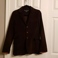 Beautiful, Corduroy Style 100% Cotton Blue Label Ralph Lauren Jacket. Super Warm And Perfect For Fall With Two Deep Functioning Pockets And Leather Elbow Pads And Cuffs. Ralph Lauren Jacket, Elbow Pads, Ralph Lauren, Jackets & Coats, Jackets For Women, Blue, Women Shopping, Leather, Color