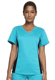 PRICES MAY VARY. COMFORTABLE STRETCH KNIT SIDE PANELS - Workwear Revolution womens scrubs feature stretchy knit side panels for a very comfortable and flattering fit. All colors have black knit side panels except navy. Navy top has navy knit side panels. These are Cherokee scrubs women will want in every color. FLATTERING FIT, SIZES UP TO 5XL - Style WW2875 is available in sizes from XXS to 5XL. This Modern Classic fit v-neck scrub top is designed for comfort, style, and maximum durability. Cent Johnny Collar, Polo Blue, Work Wear Women, Polo Shirt Women, Nike Golf, Golf Polo Shirts, Ladies Golf, New Nike, Golf Shirts