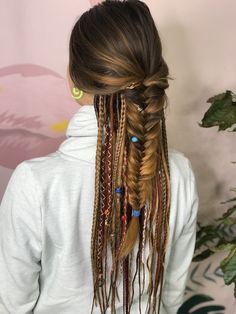 Partial Dreads, Viking Hair, Bohemian Hairstyles, Dread Hairstyles, Hair Wraps, Dreadlock Hairstyles