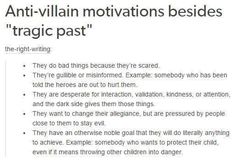 an article about anti - villain motivation