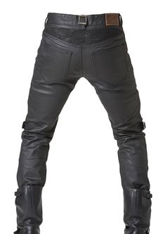 JOHNNY Men's Coated Black Motorcycle Riding Jean Cargo Pants – uglyBROS USA Jean Cargo Pants, Motorcycle Riding Jeans, Riding Jeans, Coated Denim, Moto Pants, Mens Leather Pants, Engineer Boots, On Knees, Biker Jeans