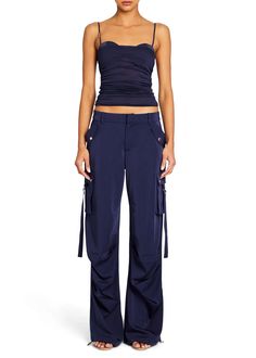 streetwear, cargo pant, satin pant, festival outfit, coachella outfit, matching set, navy cargo pants, streetwear pant, cargo pants, cargo pants outfit, cargo skirt outfit, cargo pants outfit, cargo pants outfit women, cargo outfit, cargo jeans, cargo pants style, streetwear fashion, streetwear fashion outfit, streetwear fashion women, street wear fashion, streetwear aesthetic, streetwear outfit inspo, coachella outfit inspo, festival outfit, spring outfits, thick girlfriend outfits, hood love Australia Clothes, Spaghetti Strap Tank Top, Cargo Pant, Metal Zipper, Waist Length, Denim Pant, Welt Pockets, Trousers Women, Black And Navy