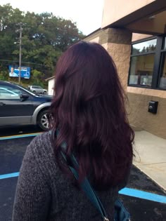 Dark Lavender Hair Brunettes, Hair Dye Inspo Black Hair, Purple Toned Red Hair, Subtle Plum Hair, Black Wine Hair, Dark Purplish Red Hair, Deepest Cherry Black Hair Color, Hair Colors For Brunettes Fall, Black Hair Colours