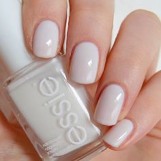 Marshmallow Nail Polish, Essie Marshmallow, Wedding Nail Polish, Cute Nail Polish, White Nail Polish, Polish Colors, Gel Polish Colors