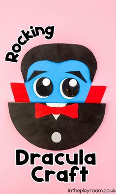 a paper craft with the words rocking dracula craft on it