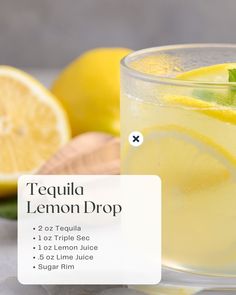 Sipping on sunshine ☀️🍋✨ This tequila lemon drop* is the perfect blend of sweet and tangy. Cheers to good vibes and even better cocktails! 🍸🌵 *this cocktail is normally served in a martini glass. The second pic drink features a doubles recipe #TequilaLemonDrop #SummerSips #CocktailOClock #Cocktails #LemonDrop #Tequila #CharlotteBartender #CLT Lemon Drop Tequila, Lemon Drop With Tequila, Tequila Tonic Cocktail, Lemondrop Martini Recipe, Tequila Lemon Drop, Lemon Drop Recipe Drinks, Doubles Recipe, Tequila Martini, Lemon Drop Martini Recipe