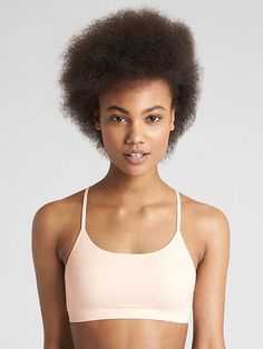 Gap Womens Seamless Racerback Bralette Rose Light Pink Curly Hair Beauty, Face References, Dutch Blue, Black Ponytail Hairstyles, Beautiful Gray Hair, Long Box Braids, Hair And Beauty Salon, Curly Girl Hairstyles