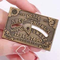 New In Bag Ouija Board Broach Pin Bronze Metal Functional Moving Ouija Piece 2 Pins With Backs You Are Taking Positive Steps On Your Path To Create Self Love & Provide Self Care You Need To Put Yourself First To Be Able To Help Anyone Else Buy Live On My Show & You Get A Mini Reading Right After Too!!!! I Also Give You A Magical Gift As Well. Blessings Witch In The Woods, Gifts 2023, Magical Gift, Ouija Board, Bronze Metal, Pretty Rings, A Witch, Bronze Color, In The Woods