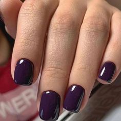 Elevate your look with 28 dark purple nails to boost your nail game. If you want dramatic and alluring styles, look no further than this article. Dive in now! Click the article link for more photos and inspiration like this // Photo Credit: Instagram @glow.bar1 // #acrylicnails #bestnailstyles #darkpurplemanicure #darkpurplenail #darkpurplenailideas #darkpurplenailpolish #darkpurplenails #gelnails Purple Gel Acrylic Nails, Purple Black Nails Ideas, Purple Shade Nails, Plum Nail Ideas, Plum Nails Design, Nail Dark Purple, Dark Lavender Nails, Deep Purple Nail Ideas, Dark Nail Designs Short