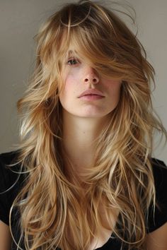 Layered long hair is perfect for added movement and dimension. Check out these 49 must-try long layered cuts with bangs that will be everywhere in 2024! 👆 Click for more ideas！ Layered Long Hair, Haircut Ideas For Long Hair, Long Layered Hair With Bangs, China Trip, Long Layered Cuts, Textured Bangs, Layered Hair With Bangs, Hair With Bangs, Hair Appointment