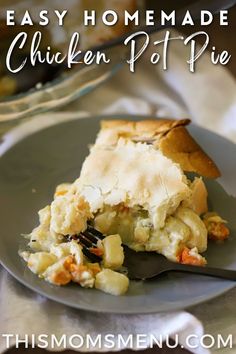 this easy homemade chicken pot pie is the perfect side dish for any family or friends